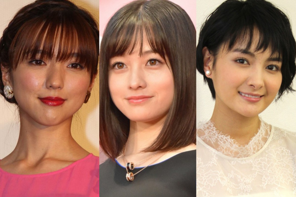 （左から）真野恵里菜、橋本環奈、葵わかな