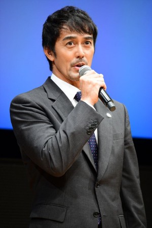 『下町ロケット』完成披露特別試写会＆舞台挨拶に登場した阿部寛