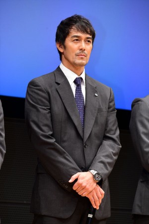 『下町ロケット』完成披露特別試写会＆舞台挨拶に登場した阿部寛