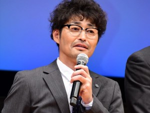 『下町ロケット』完成披露特別試写会＆舞台挨拶に登場した安田顕