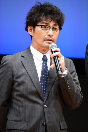 『下町ロケット』完成披露特別試写会＆舞台挨拶に登場した安田顕