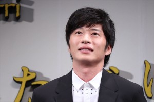 映画『スマホを落としただけなのに』完成披露試写会に出席した田中圭