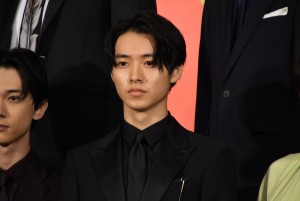 映画『キングダム』製作報告会見に登壇した山崎賢人