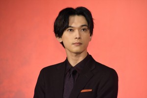 映画『キングダム』製作報告会見に登壇した吉沢亮