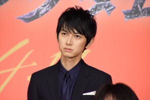 映画『キングダム』製作報告会見に登壇した本郷奏多