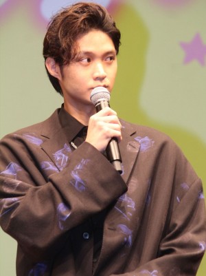 映画『ういらぶ。』完成披露試写会に登壇した磯村勇斗