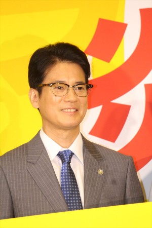 『ハラスメントゲーム』完成披露試写＆記者会見に登場した唐沢寿明