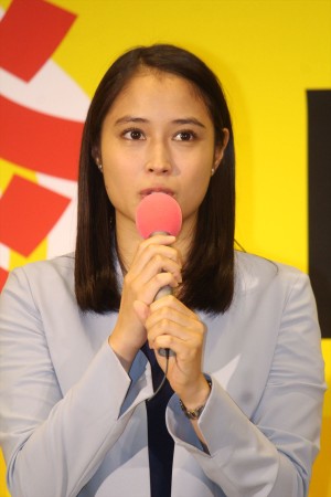 『ハラスメントゲーム』完成披露試写＆記者会見に登場した広瀬アリス