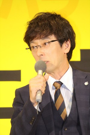 『ハラスメントゲーム』完成披露試写＆記者会見に登場した滝藤賢一