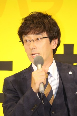 『ハラスメントゲーム』完成披露試写＆記者会見に登場した滝藤賢一