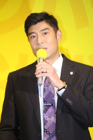 『ハラスメントゲーム』完成披露試写＆記者会見に登場した高嶋政宏