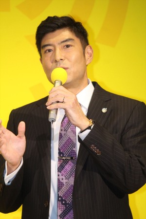 『ハラスメントゲーム』完成披露試写＆記者会見に登場した高嶋政宏