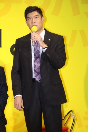 『ハラスメントゲーム』完成披露試写＆記者会見に登場した高嶋政宏