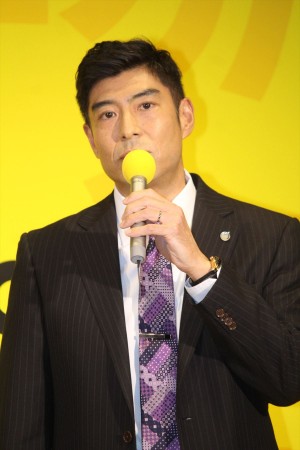 『ハラスメントゲーム』完成披露試写＆記者会見に登場した高嶋政宏