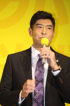 『ハラスメントゲーム』完成披露試写＆記者会見に登場した高嶋政宏