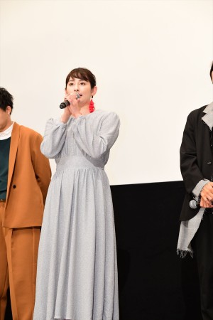 映画『走れ！T校バスケット部』プレミア試写会に登場した早見あかり
