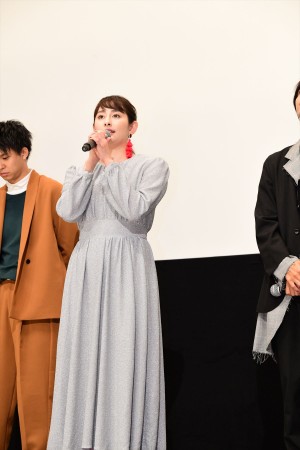 映画『走れ！T校バスケット部』プレミア試写会に登場した早見あかり