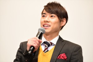 映画『走れ！T校バスケット部』プレミア試写会に登場した戸塚純貴