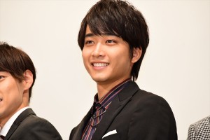 映画『走れ！T校バスケット部』プレミア試写会に登場した佐藤寛太