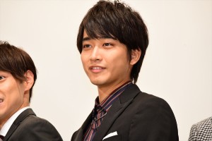 映画『走れ！T校バスケット部』プレミア試写会に登場した佐藤寛太