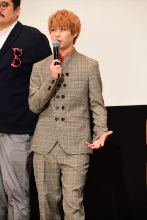 映画『走れ！T校バスケット部』プレミア試写会に登場した西銘駿