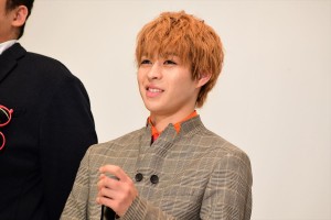 映画『走れ！T校バスケット部』プレミア試写会に登場した西銘駿