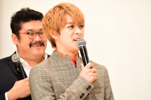 映画『走れ！T校バスケット部』プレミア試写会に登場した西銘駿