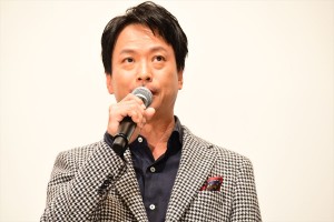 映画『走れ！T校バスケット部』プレミア試写会に登場した椎名桔平