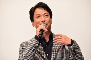 映画『走れ！T校バスケット部』プレミア試写会に登場した椎名桔平