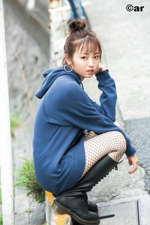 ファッション雑誌「ar」（主婦と生活社）2018年11月号に登場した今泉佑唯