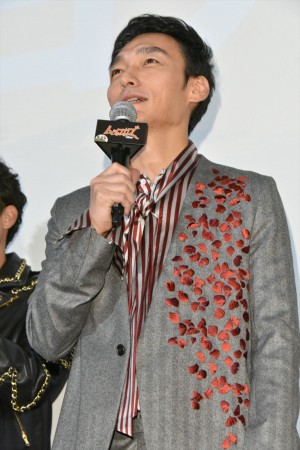 映画『ムタフカズ』初日舞台挨拶に登壇した草なぎ剛