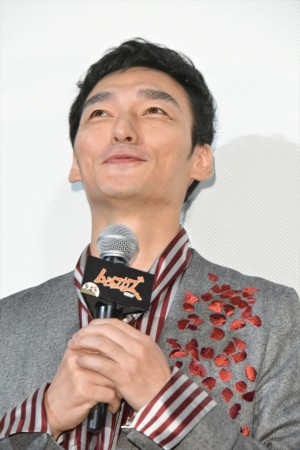 映画『ムタフカズ』初日舞台挨拶に登壇した草なぎ剛