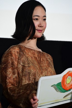 映画『日日是好日』初日舞台挨拶に登壇した黒木華