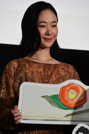 映画『日日是好日』初日舞台挨拶に登壇した黒木華