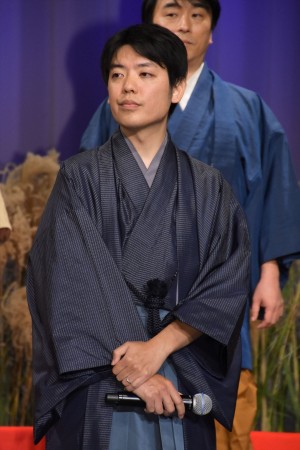 映画『ドラえもん　のび太の月面探査記』製作発表会見に登壇した八鍬新之介監督