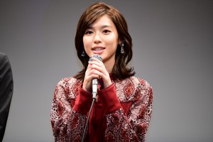 第5回「ドラマ甲子園大賞」受賞作品『キミの墓石を建てに行こう。』記者発表に出席した白石聖