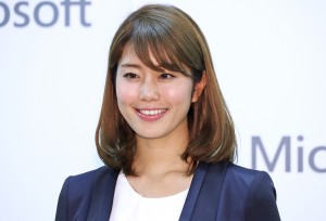 日本マイクロソフト記者説明会に登場した稲村亜美