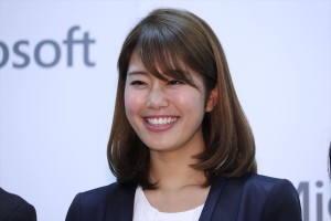 日本マイクロソフト記者説明会に登場した稲村亜美