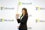 日本マイクロソフト記者説明会に登場した稲村亜美