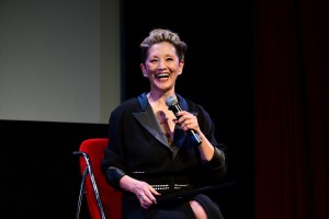 映画『バルバラ ～セーヌの黒いバラ～』公開記念イベントに登場した夏木マリ