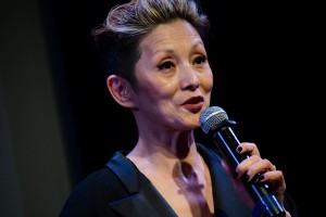 映画『バルバラ ～セーヌの黒いバラ～』公開記念イベントに登場した夏木マリ