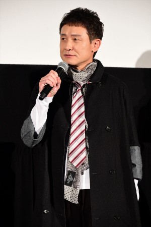 映画『かぞくいろ‐RAILWAYS わたしたちの出発‐』完成披露試写会に登壇した木下ほうか