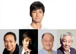 ドラマ『メゾン・ド・ポリス』出演者たち。上段は西島秀俊、下段左から小日向文世、野口五郎、角野卓造、近藤正臣