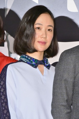 映画『億男』初日舞台挨拶に登壇した黒木華