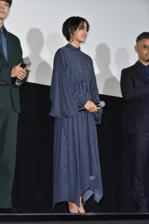 映画『生きてるだけで、愛。』完成披露上映会に登壇した石橋静河