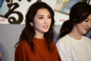 土曜時代ドラマ『ぬけまいる～女三人伊勢参り～』試写会に登壇した田中麗奈