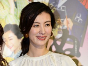 土曜時代ドラマ『ぬけまいる～女三人伊勢参り～』試写会に登壇したともさかりえ