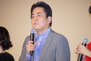 『あいあい傘』公開直前舞台挨拶に登壇した立川談春