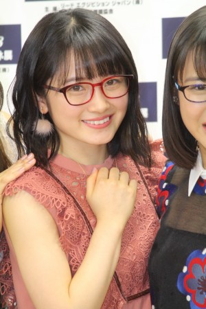 「第31回 日本 メガネ ベスト ドレッサー賞」表彰式・記者会見に登場した森戸知沙希（モーニング娘。’18）