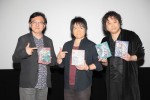 （左から）『幽☆遊☆白書』25周年 新作アニメーション最速上映イベントに登場した阿部記之、佐々木望、檜山修之